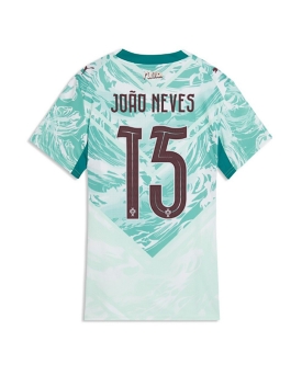 Billige Fotballdrakt Portugal Joao Neves #15 Replika Bortedrakt Dame VM 2026 Kortermet Billige Fotballdrakt Portugal Joao Neves #15 Replika Bortedrakt Dame VM 2026 Kortermet